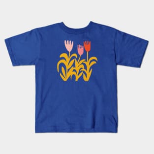 Three flowers tulips Kids T-Shirt